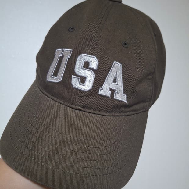 타임리스스포츠웨어 USA 볼캡 브라운