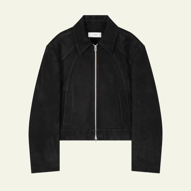 (2) 웨이비니스 써지 크롭 스웨이드 자켓