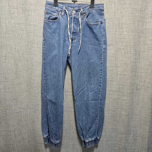 리바이스501 여성 데님 조거 팬츠 