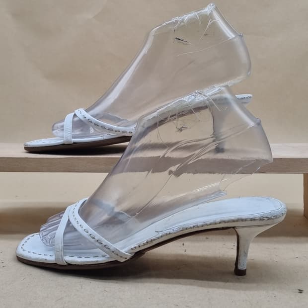 질샌더 여성샌들 37 실사이즈230 굽6