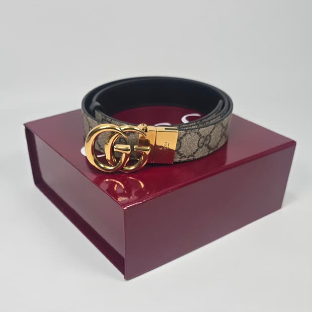 구찌 GG 마몬트 리버서블 벨트 (85) 
