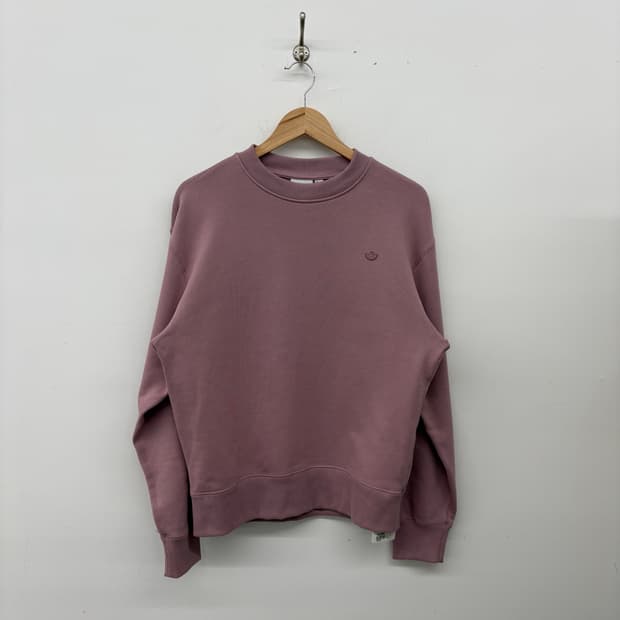 아디다스 트레포일 맨투맨 티셔츠 핑크 공용M