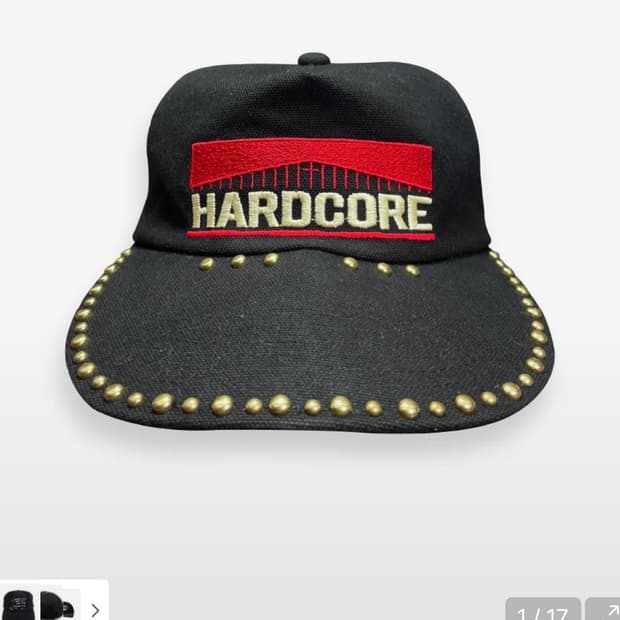 하드코어러버 모자 캡 