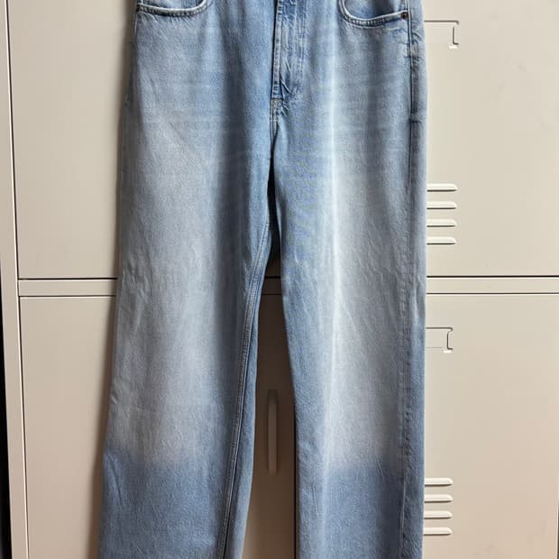 ZARA 연청 와이드 데님 팬츠 (40사이즈)