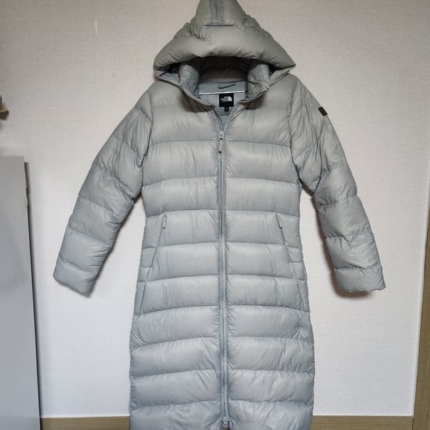 노스페이스 구스 다운 롱패딩 90