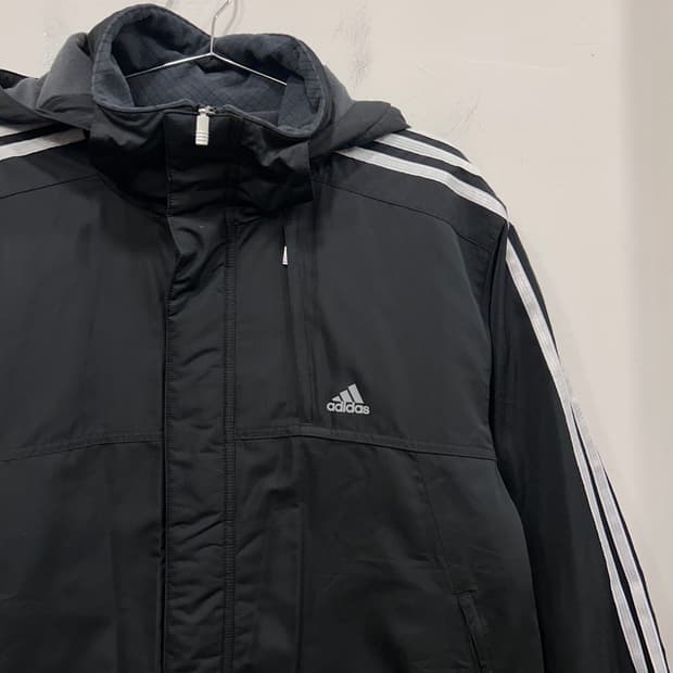 아디다스 올드스쿨 트랙 패디드 후드 자켓