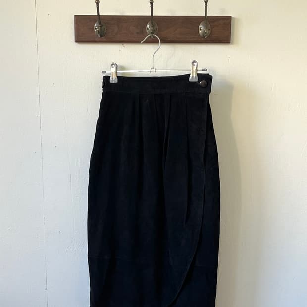 vera pelle 스웨이드 랩 스커트