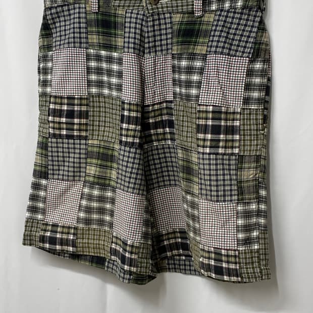 J.CREW 패치워크 마드라스 체크 쇼츠 32