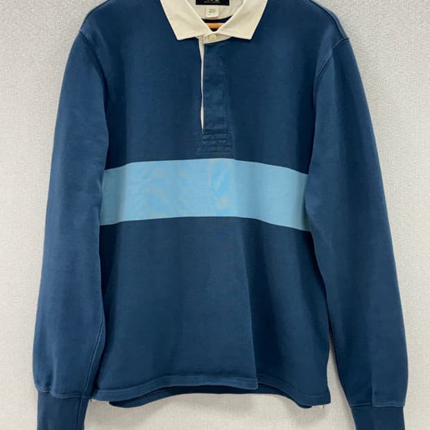 더블알엘 스트라이프 저지 럭비 셔츠 / L