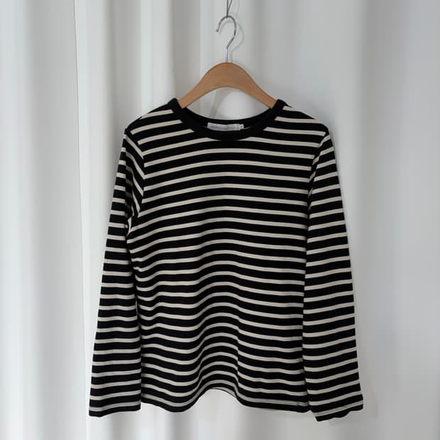 american holic stripe t-shirt