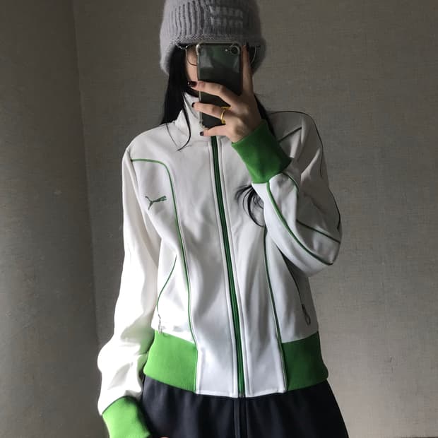 퓨마 화이트 하이넥 져지