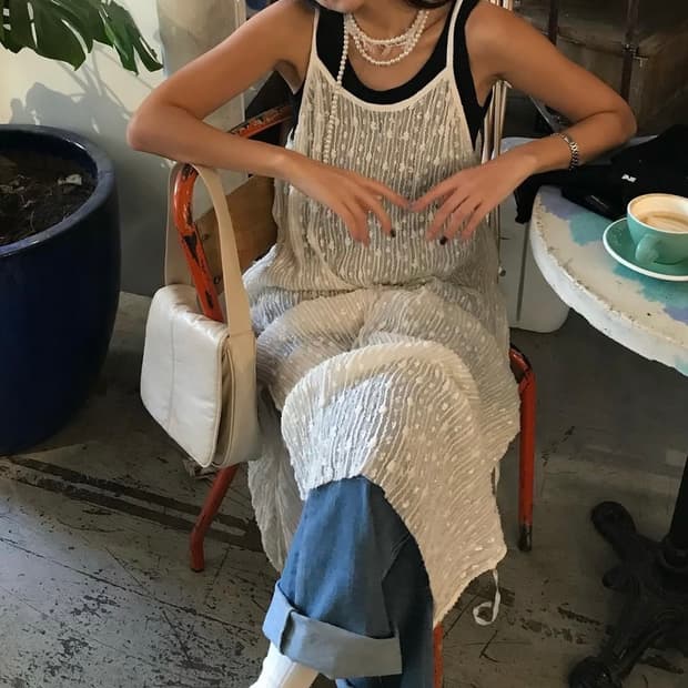 아유서울 레이스 원피스 LACE ONEPIECE, ECRU