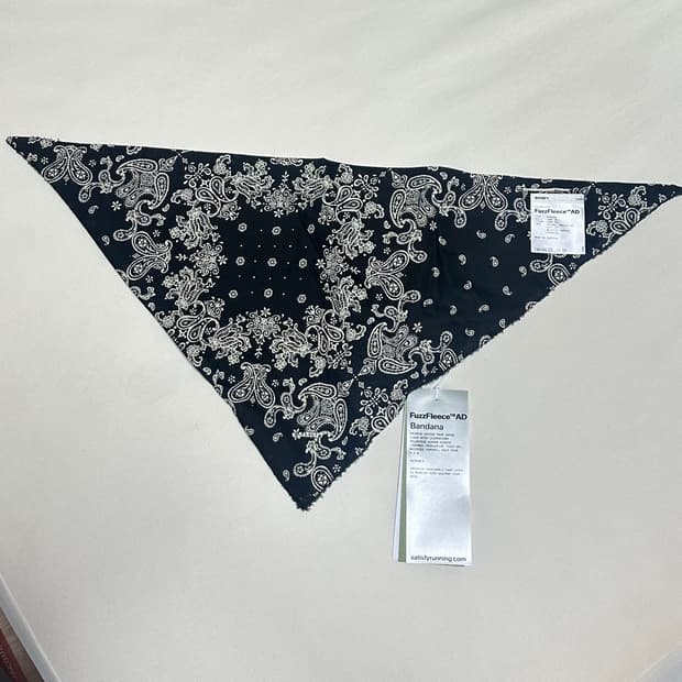 새티스파이 퍼즈플리스 AD 반다나 블랙