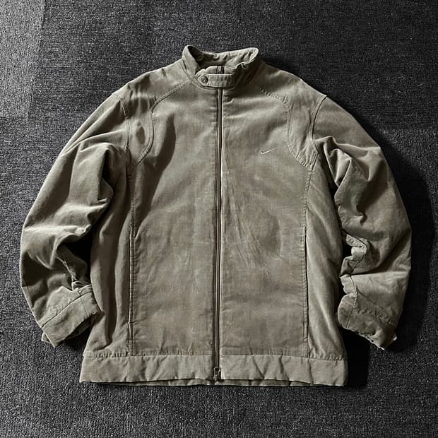 Nike 타이거우즈  브라운 코듀로이 투웨이 자켓 2XL