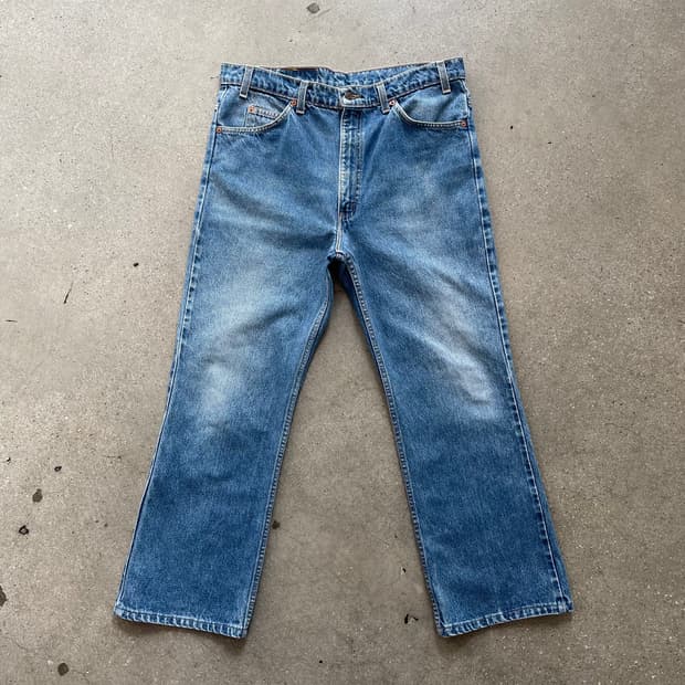 빈티지 리바이스 517 오렌지탭  made in Puerto Rico