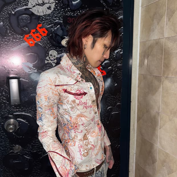 Western Scroll Print Shirt