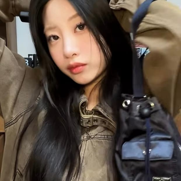 기준 Stitched Denim Jacket 데님 자켓 브라운