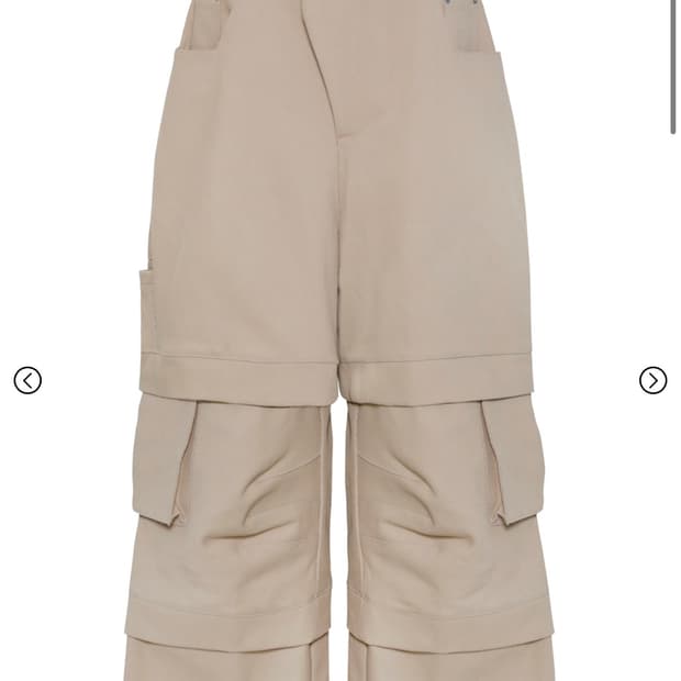 [새상품][2]카미엔 타이탄 배기 팬츠 베이지
