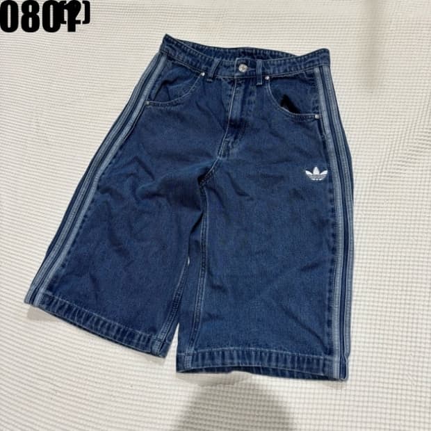 아디다스 데님 하프팬츠 반바지 28