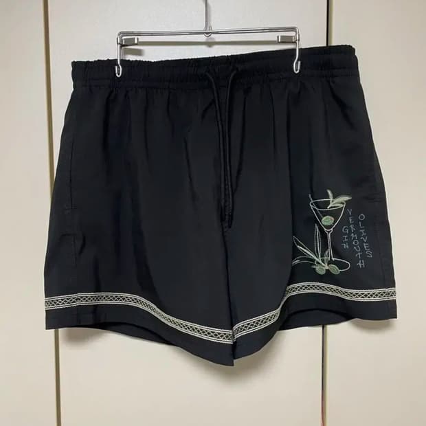 아베크롬비 남성 스트레치 자수 수영복 M 사이즈