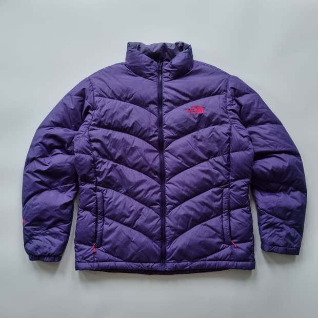 노스페이스 퍼플 경량패딩 
