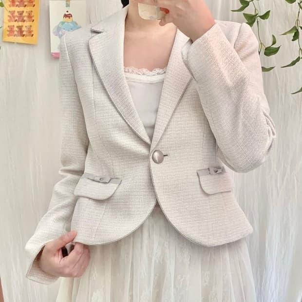 빈티지 트위드 자켓