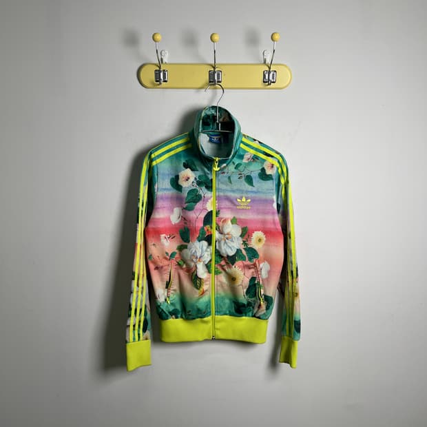 아디다스 플라워 트랙탑 져지