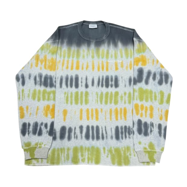 디스이즈네버댓 타이다이 와플 롱슬리브 긴팔티 XL