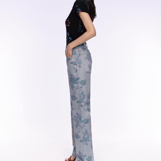 Teak Blue rose pants *새상품