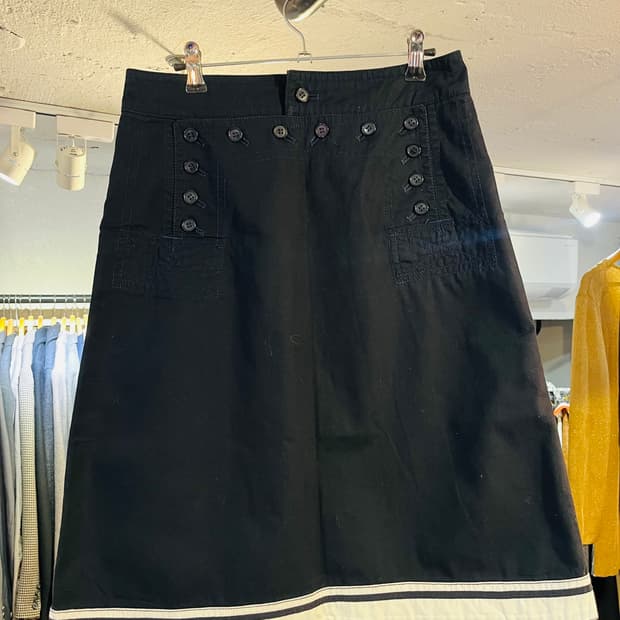 꼼데가르송 13버튼 스커트 (미 해군 세일러 팬츠 모티브)