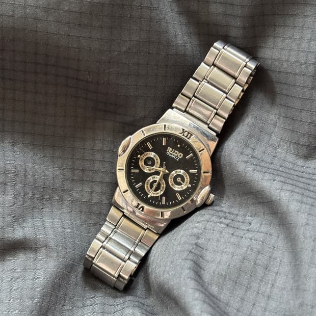 vintage rido quartz metal watch