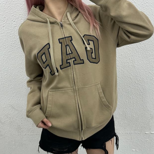 갭 모카 후드집업 S