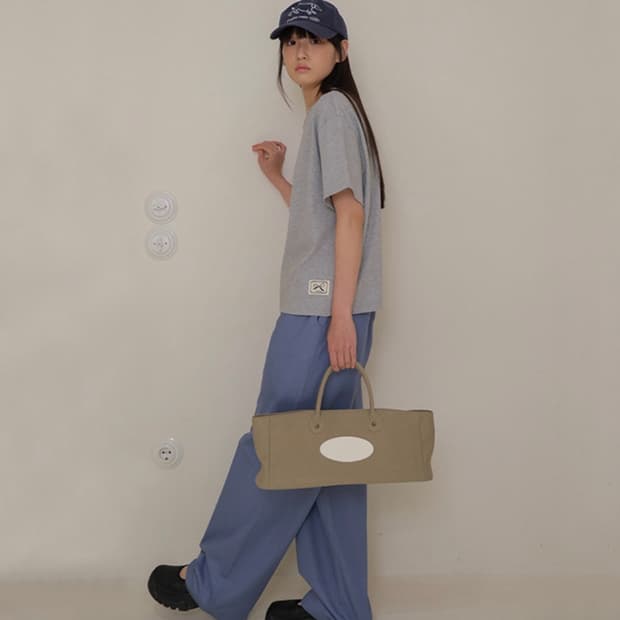 유베이지 토트백