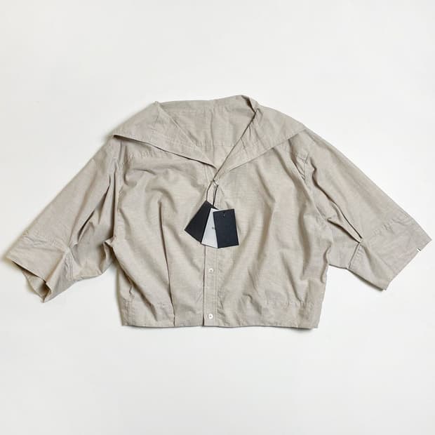 시스템 22FW 린넨 세일러 자켓 PR1913