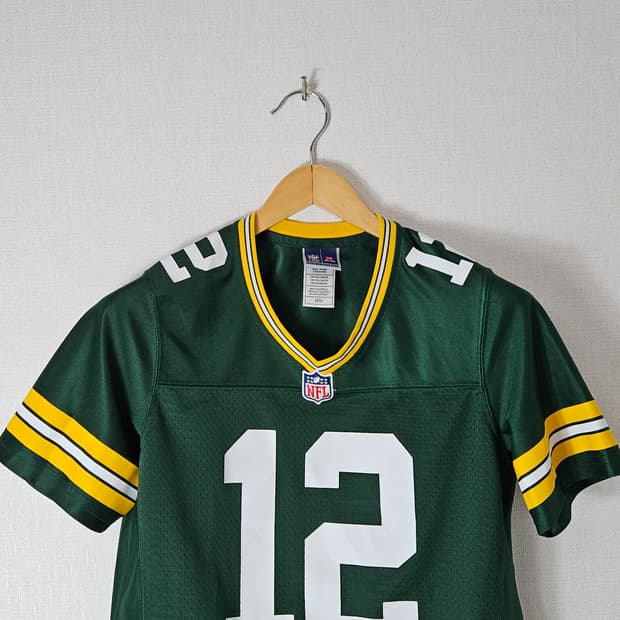 나이키 NFL 애런로저스 유니폼 져지 반팔 그린 S