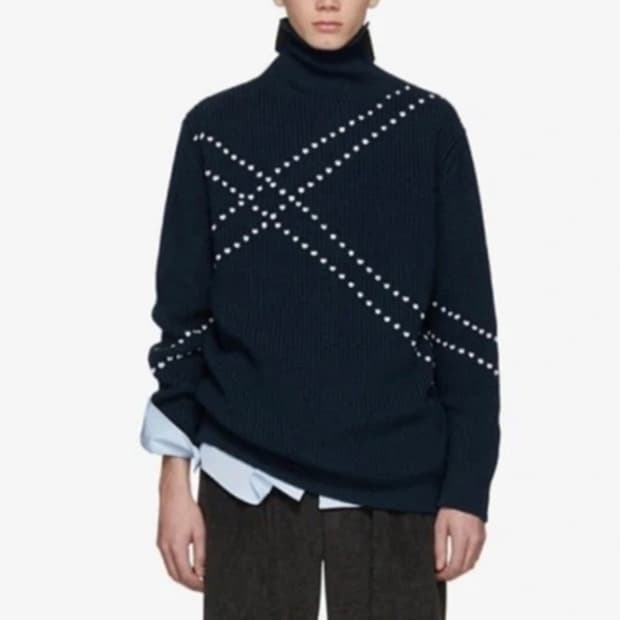 라프시몬스 터틀넥 니트 m사이즈