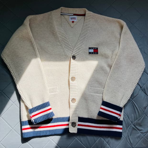 Tommy jeans 가디건 XL