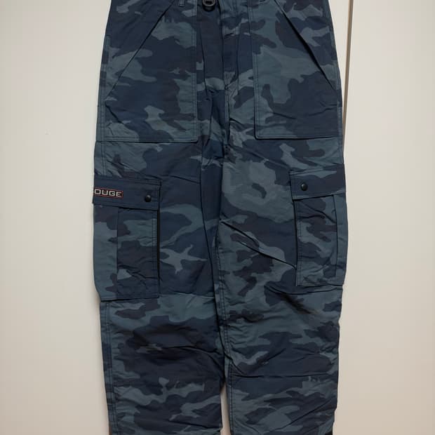 90s Gouge Skateboard 카모 팬츠 동계용 (L)