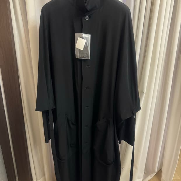 yohji yamamoto  pour homme 롱슬리브 오버 코트