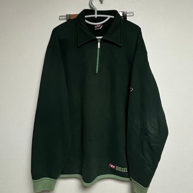 디젤 카라 기모 반집업 L