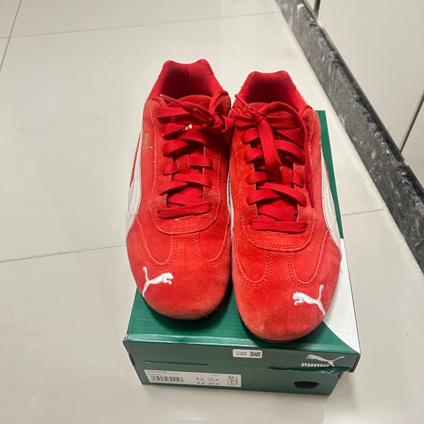 푸마 스피드캣 레드화이트