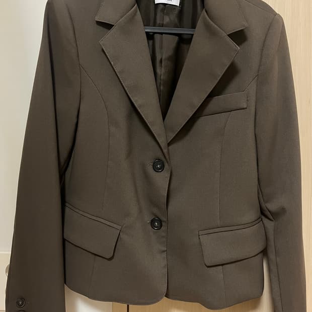 애즈온 Classic single jacket (Brown)