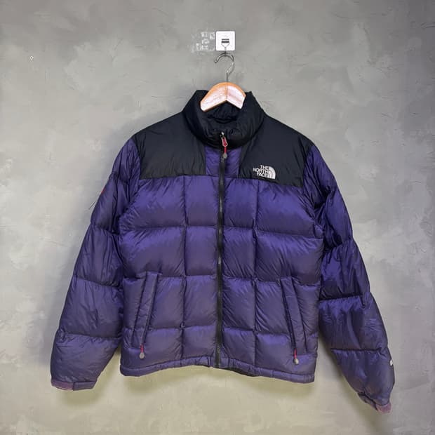 노스페이스 800 써밋시리즈 로체 구스다운 패딩 퍼플