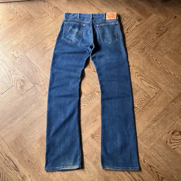 [34]리바이스 517 빈티지 워싱 플레어핏 스트레치 데님 팬츠