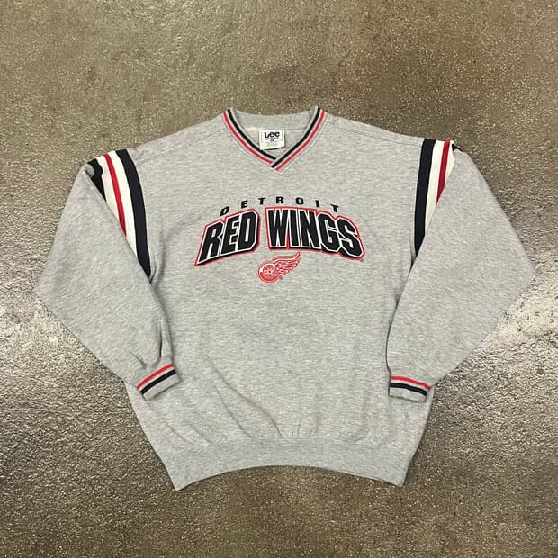 90s NHL 디트로이트 레드윙스 스웻셔츠 (105)