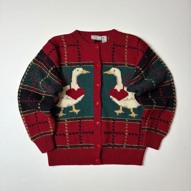 프리뷰베이직 00's 재팬 덕 울 니트 가디건 PN8093