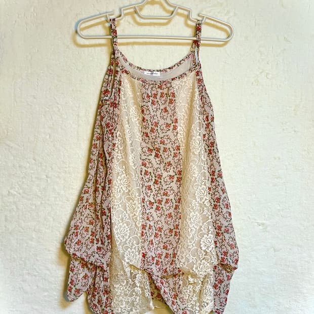 빈티지 모리걸 쉬폰 벌룬핏 원피스