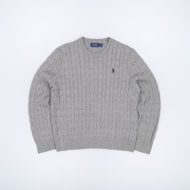 L 신형 폴로 랄프로렌 케이블 니트 스웨터 4202