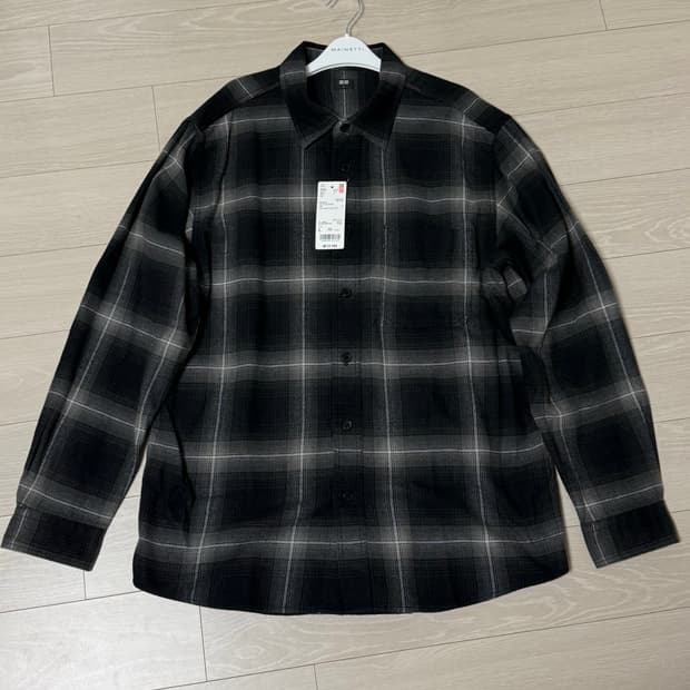 유니클로 플란넬 셔츠 L