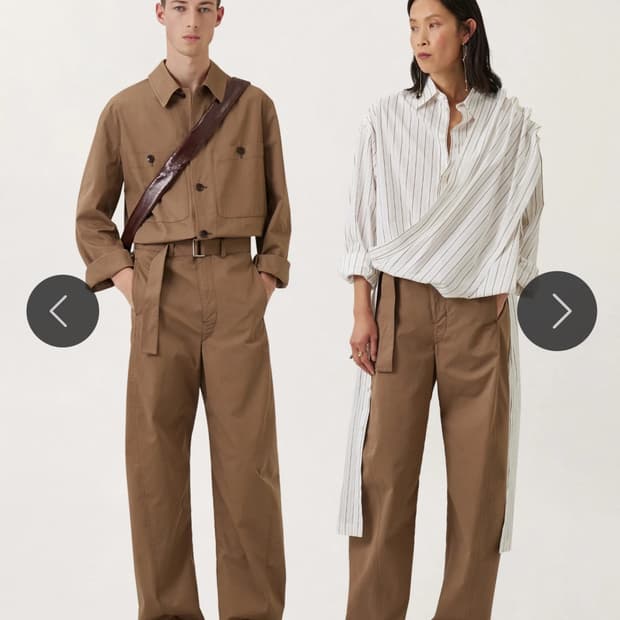 르메르 트위스티드 벨트 팬츠 (유니섹스)